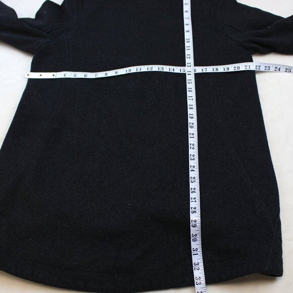 Pendleton Hidden Button High Neck Wool Long Winter Coat Unisex Womens (M) - Picture 11 of 12